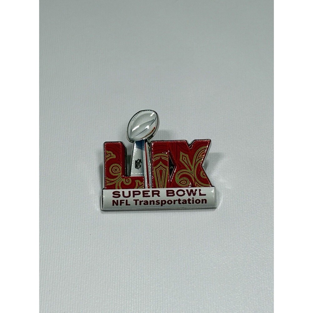 Super Bowl LIX NFL Transportation Lapel Pin New Orleans Louisiana Football 2025